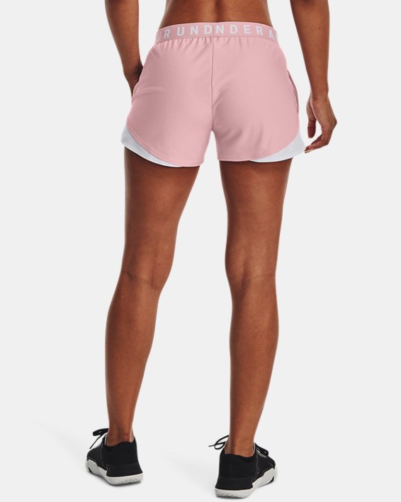 Women's UA Play Up Shorts 3.0, Pink, pdpMainDesktop image number 1
